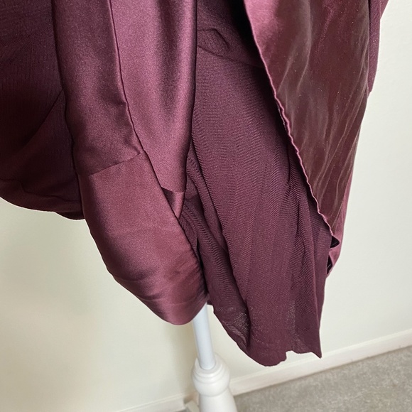 Anthropologie Weston Wear Burgundy Midi Dress - Picture 7 of 8